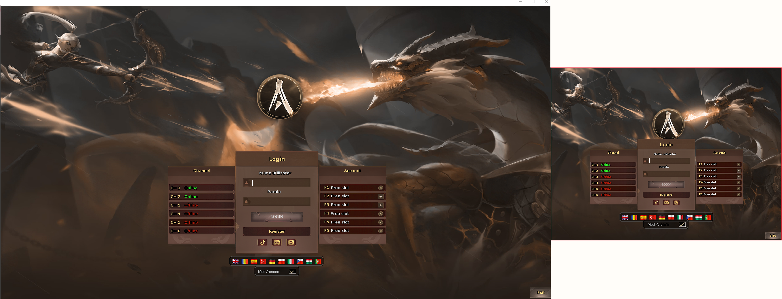 Login Interface Coding