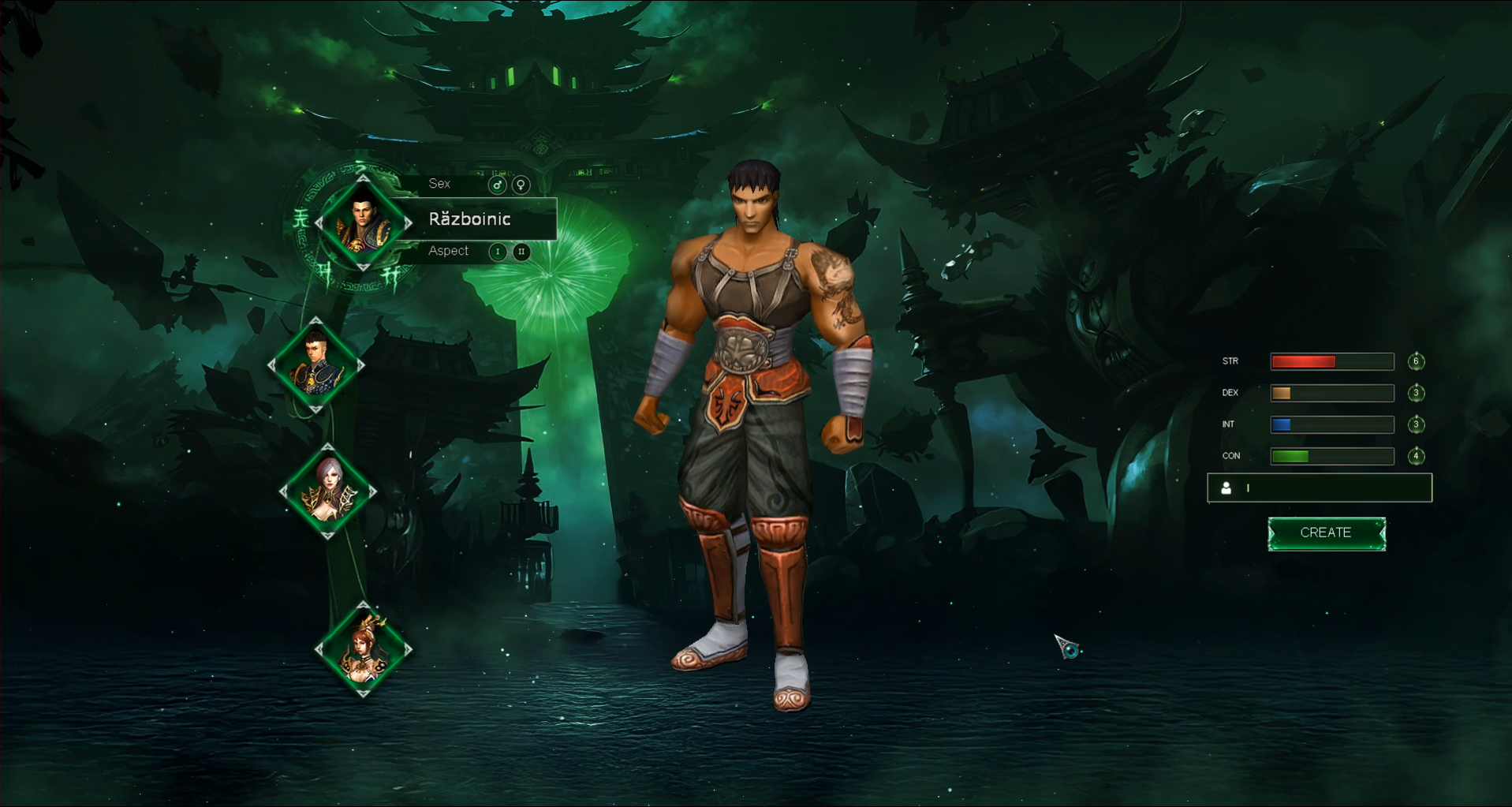 Package - Coding Login, Select, Create, Empire